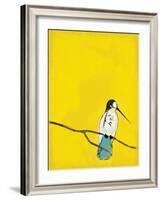 Yellow Bird-Jace Grey-Framed Art Print