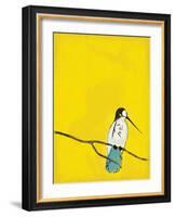 Yellow Bird-Jace Grey-Framed Art Print
