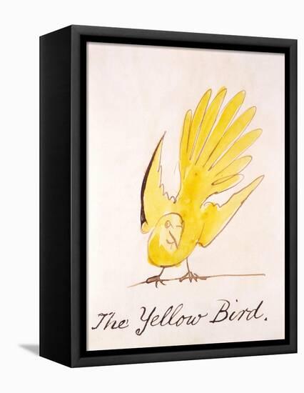 Yellow Bird-Edward Lear-Framed Premier Image Canvas