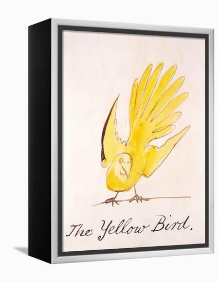 Yellow Bird-Edward Lear-Framed Premier Image Canvas