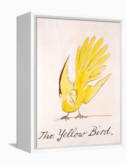 Yellow Bird-Edward Lear-Framed Premier Image Canvas