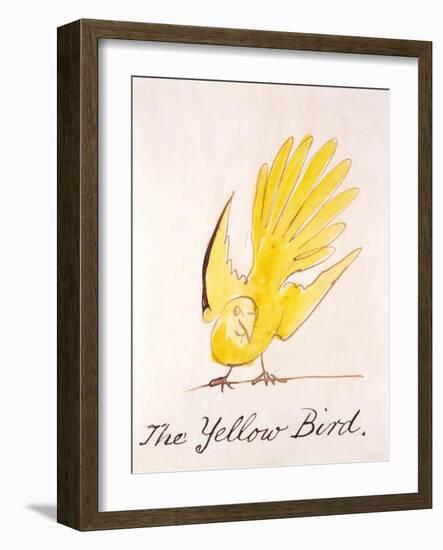 Yellow Bird-Edward Lear-Framed Giclee Print