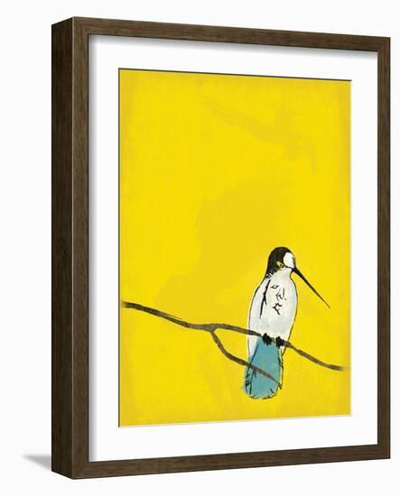 Yellow Bird-Jace Grey-Framed Art Print