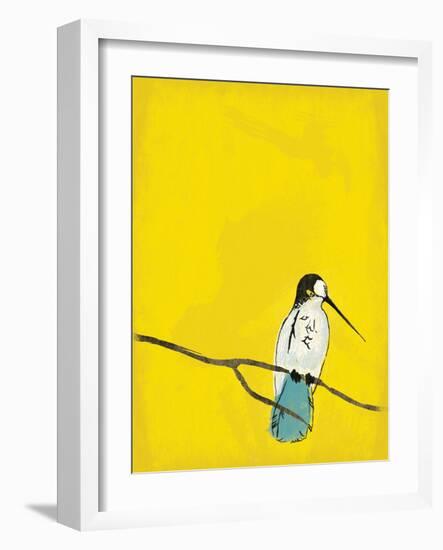 Yellow Bird-Jace Grey-Framed Art Print