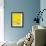 Yellow Bird-Jace Grey-Framed Art Print displayed on a wall