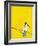 Yellow Bird-Jace Grey-Framed Art Print