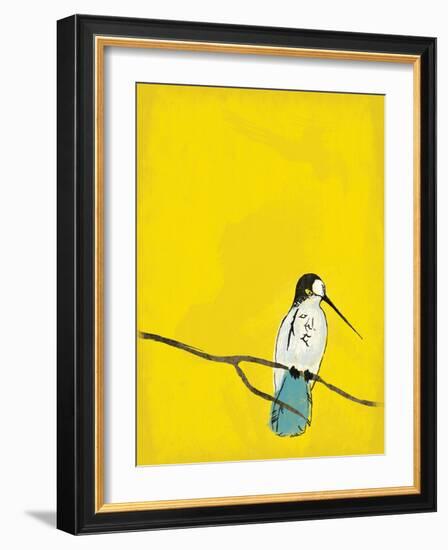 Yellow Bird-Jace Grey-Framed Art Print