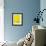 Yellow Bird-Jace Grey-Framed Art Print displayed on a wall