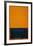 Yellow, Blue, Orange, 1955-Mark Rothko-Framed Art Print