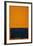 Yellow, Blue, Orange, 1955-Mark Rothko-Framed Art Print