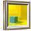 Yellow / Blue-Daniel Cacouault-Framed Giclee Print