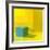 Yellow / Blue-Daniel Cacouault-Framed Giclee Print