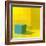 Yellow / Blue-Daniel Cacouault-Framed Giclee Print