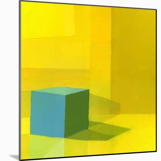 Yellow / Blue-Daniel Cacouault-Mounted Giclee Print