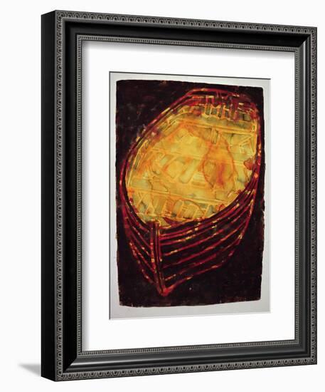 Yellow Boat, 2007-Graham Dean-Framed Giclee Print