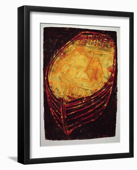 Yellow Boat, 2007-Graham Dean-Framed Giclee Print