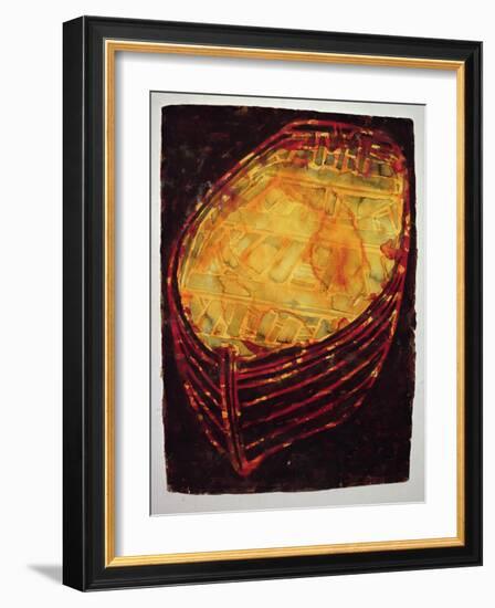 Yellow Boat, 2007-Graham Dean-Framed Giclee Print