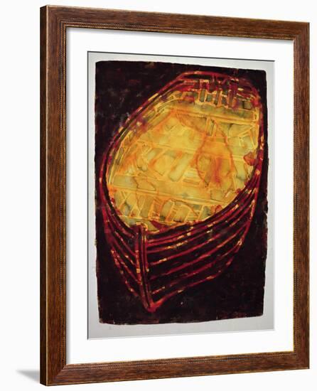 Yellow Boat, 2007-Graham Dean-Framed Giclee Print