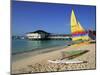 Yellow Boat, Pebble Beach, Barbados, West Indies, Caribbean, Central America-Lightfoot Jeremy-Mounted Photographic Print