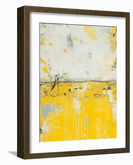 Yellow Bound-Erin Ashley-Framed Art Print