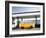 Yellow Bus and Deserted Gas Station, Page, Arizona-Kevin Lange-Framed Photographic Print