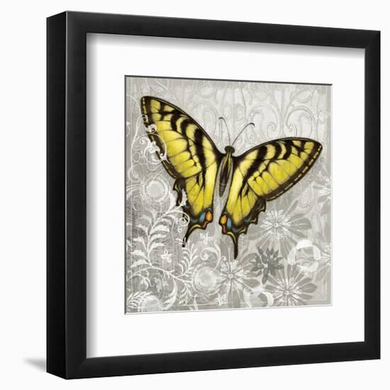 Yellow Butterfly-Alan Hopfensperger-Framed Art Print