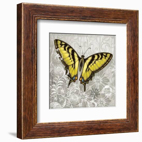 Yellow Butterfly-Alan Hopfensperger-Framed Art Print