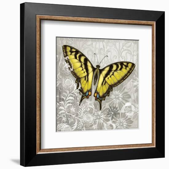 Yellow Butterfly-Alan Hopfensperger-Framed Art Print