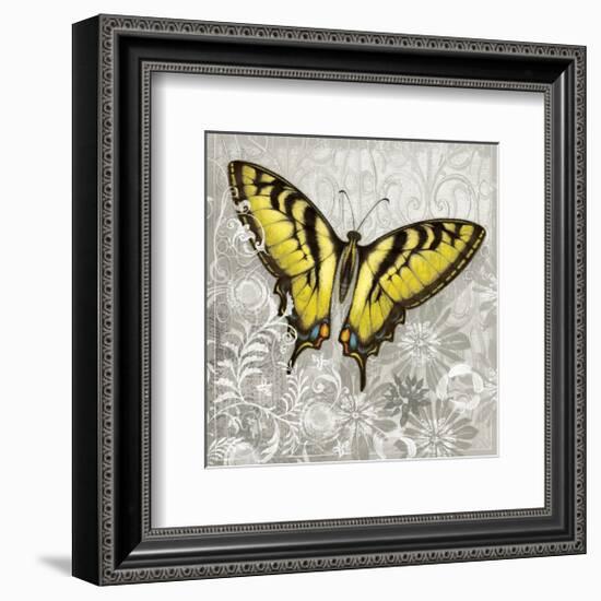 Yellow Butterfly-Alan Hopfensperger-Framed Art Print