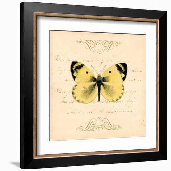 Yellow Butterfly-Artique Studio-Framed Art Print