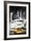 Yellow Cab - In the Style of Oil Painting-Philippe Hugonnard-Framed Giclee Print