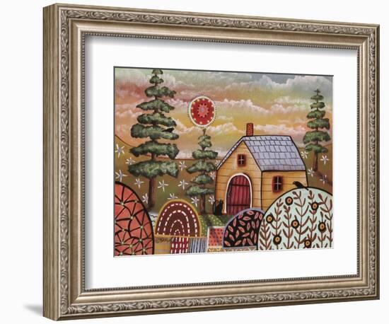 Yellow Cabin 1-Karla Gerard-Framed Giclee Print