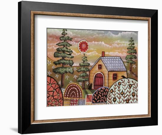 Yellow Cabin 1-Karla Gerard-Framed Giclee Print