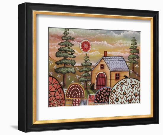 Yellow Cabin 1-Karla Gerard-Framed Giclee Print