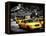 Yellow Cabs, 72nd Street, IRT Broadway Subway Station, Upper West Side of Manhattan, New York-Philippe Hugonnard-Framed Premier Image Canvas