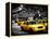 Yellow Cabs, 72nd Street, IRT Broadway Subway Station, Upper West Side of Manhattan, New York-Philippe Hugonnard-Framed Premier Image Canvas