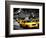 Yellow Cabs, 72nd Street, IRT Broadway Subway Station, Upper West Side of Manhattan, New York-Philippe Hugonnard-Framed Photographic Print