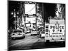 Yellow Cabs and Police Truck at Times Square by Night, Manhattan, New York-Philippe Hugonnard-Mounted Photographic Print