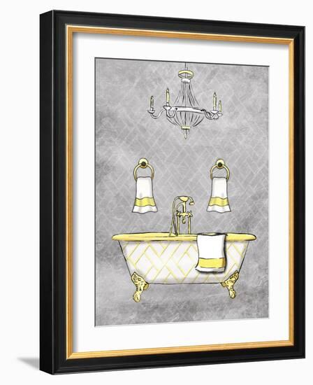 Yellow Chip Borderless-Jace Grey-Framed Art Print