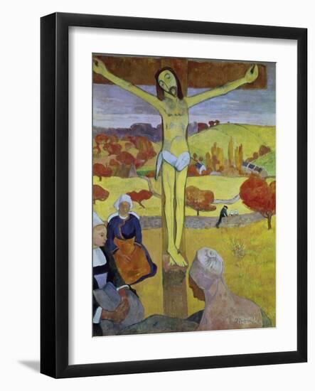 Yellow Christ, 1889-Paul Gauguin-Framed Giclee Print