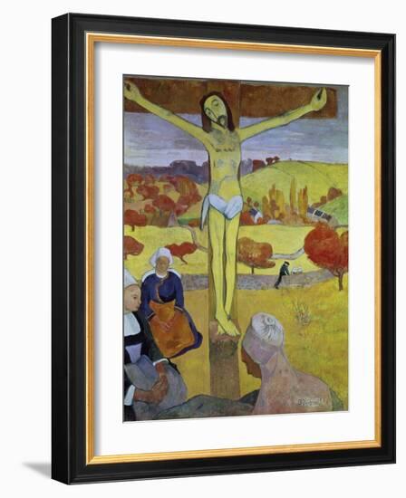 Yellow Christ, 1889-Paul Gauguin-Framed Giclee Print