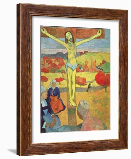 Yellow Christ, 1889-Paul Gauguin-Framed Giclee Print