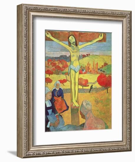 Yellow Christ, 1889-Paul Gauguin-Framed Premium Giclee Print