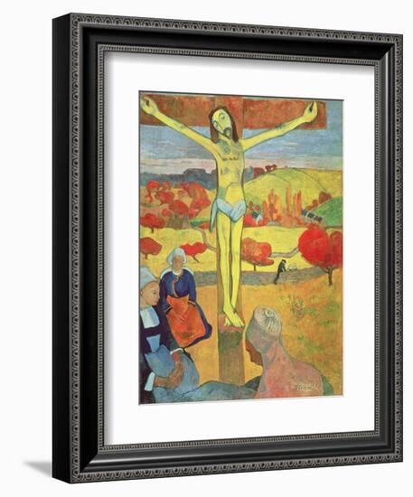 Yellow Christ, 1889-Paul Gauguin-Framed Premium Giclee Print