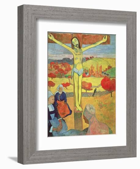 Yellow Christ, 1889-Paul Gauguin-Framed Giclee Print