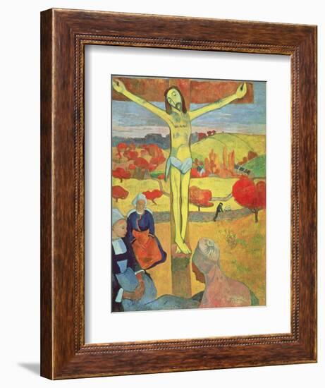 Yellow Christ, 1889-Paul Gauguin-Framed Giclee Print