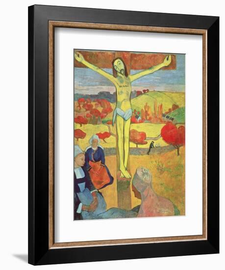 Yellow Christ, 1889-Paul Gauguin-Framed Giclee Print