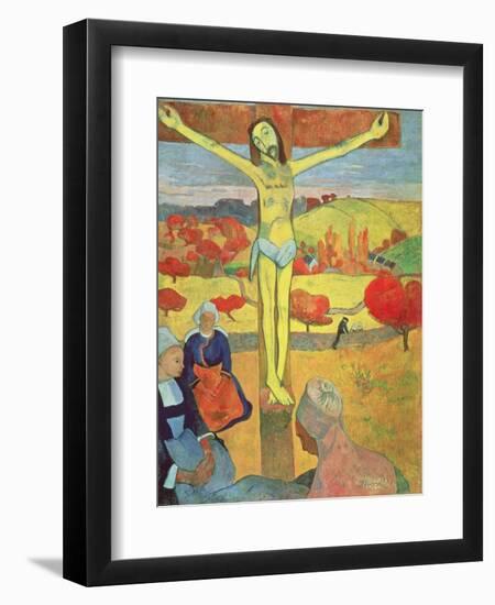 Yellow Christ, 1889-Paul Gauguin-Framed Giclee Print