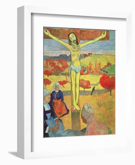 Yellow Christ, 1889-Paul Gauguin-Framed Giclee Print