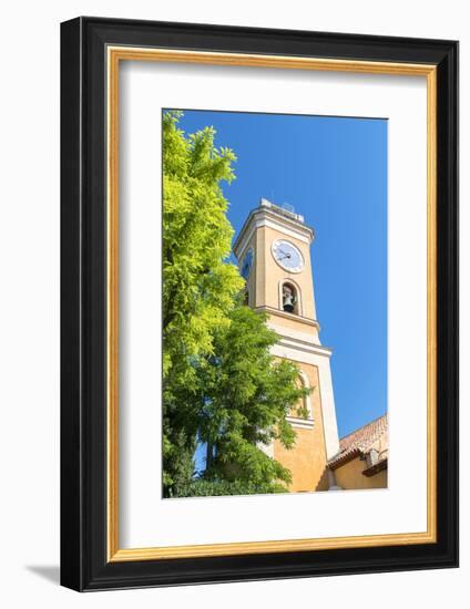 Yellow church, Eze, Provence, France-Jim Engelbrecht-Framed Photographic Print